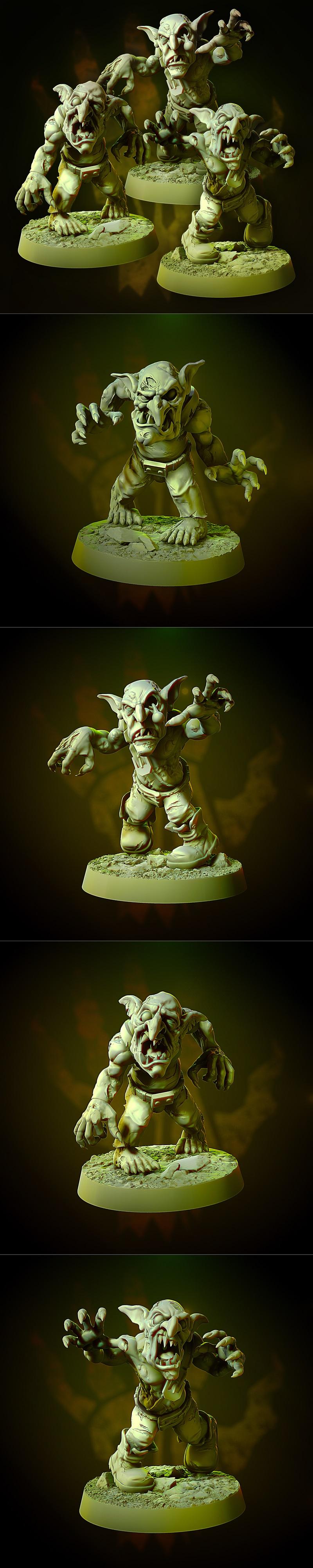 MrModulork 3D打印模型：ZomGobz角色造型|MrModulork – ZomGobz – 3D Print Model STL
