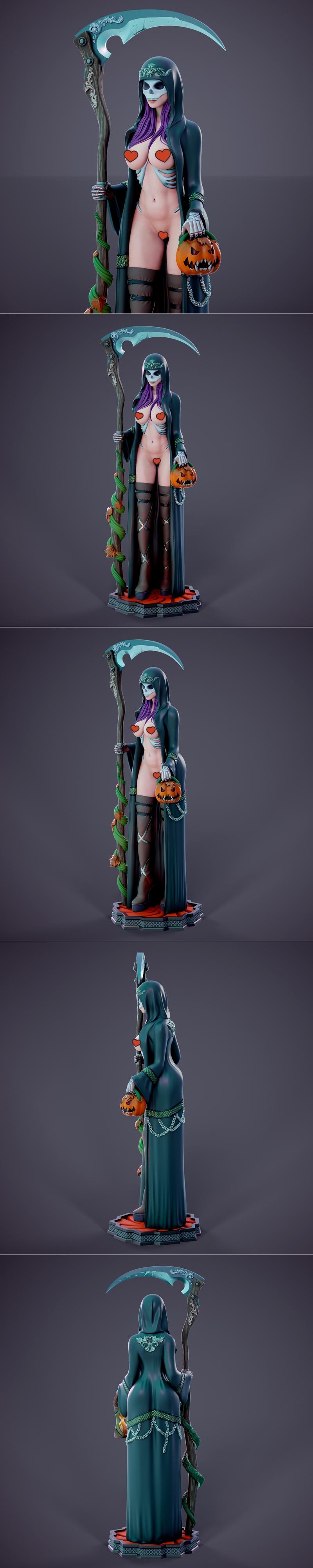 Chagarin Halloween收割者3D打印模型|Chagarin – Halloween reaper – B – 3D Print Model STL