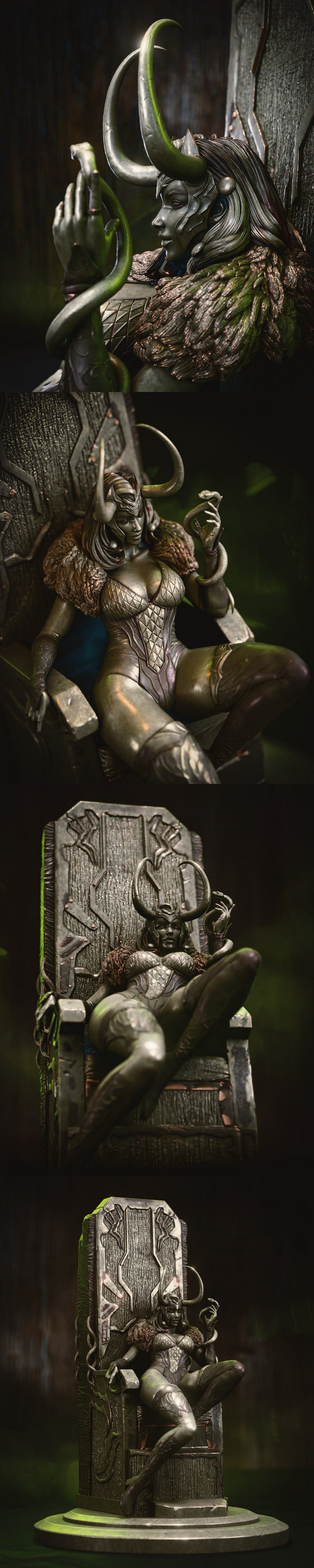 洛基3D打印模型|Lady Loki – 3D Print Model