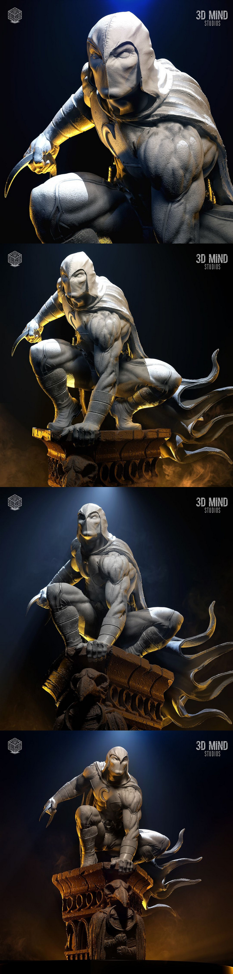 月之骑士 3D打印模型|Moon Knight – 3D Print Model
