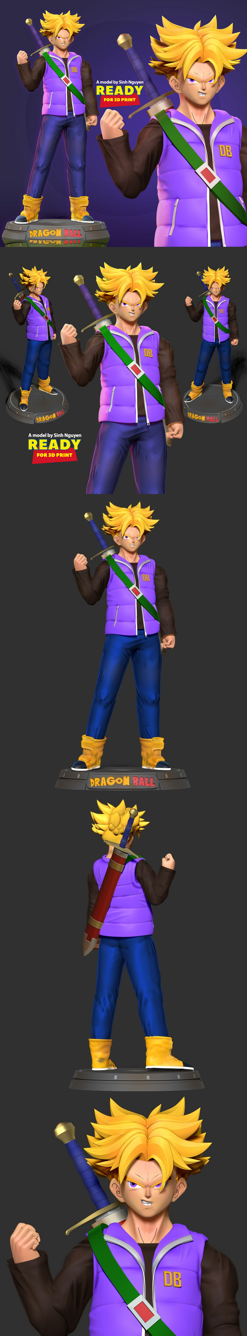 来吧宝贝 - 特卢恩 - 3D打印模型|Come On Baby – Trunks – 3D Print Model