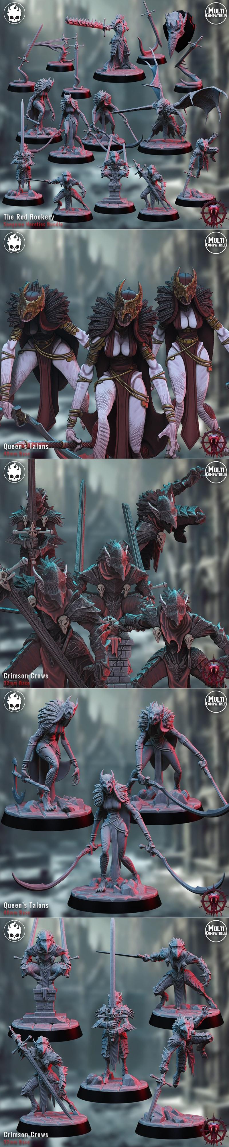 Fleshcraft Studio - 红巢九月2024款3D打印模型|Fleshcraft Studio – The Red Rookery September 2024 – 3D Print Model STL