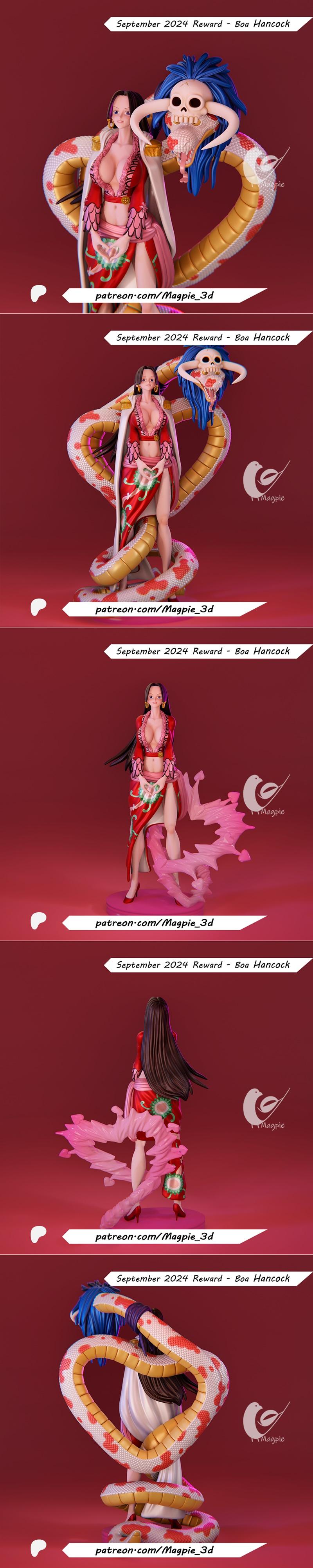 魔鸦-草帽团-乔巴 3D打印模型|Magpie – Boa Hancock – 3D Print Model STL