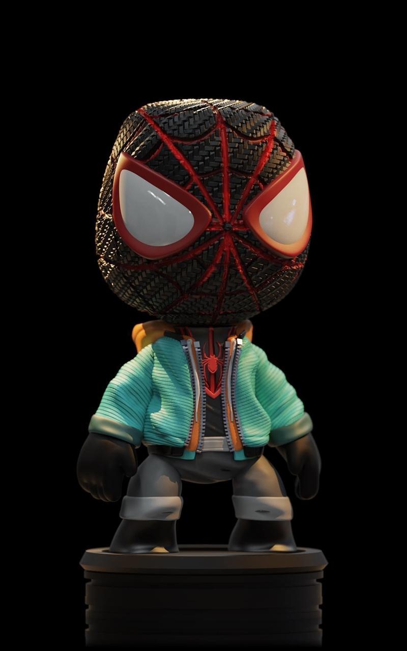 Miles Morales 3D打印模型|Miles Morales – 3D Print Model STL