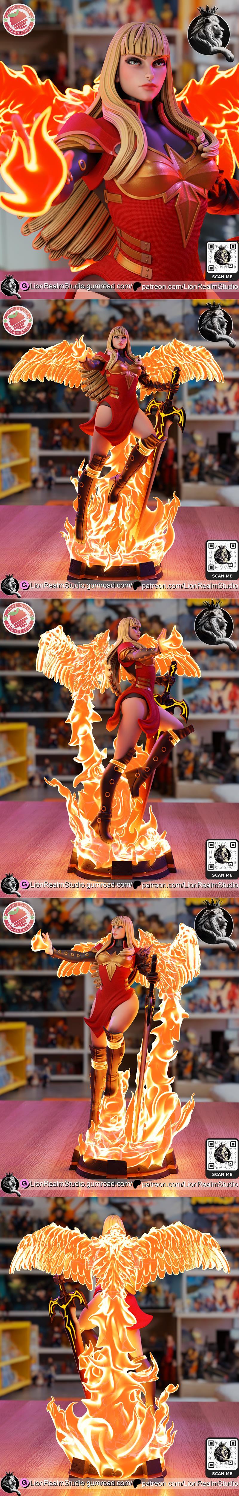 LionRealm Studio - 魔奇 - 3D打印模型|LionRealm Studio – Magik – 3D Print Model STL