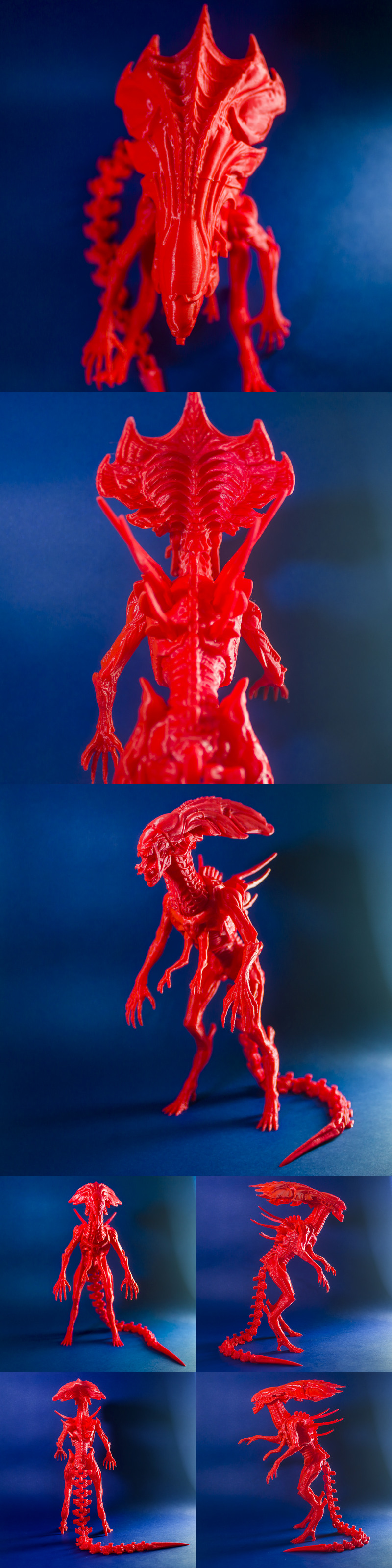 异形女王 3D打印模型|Alien – Xenomorph Queen – 3D Print Model