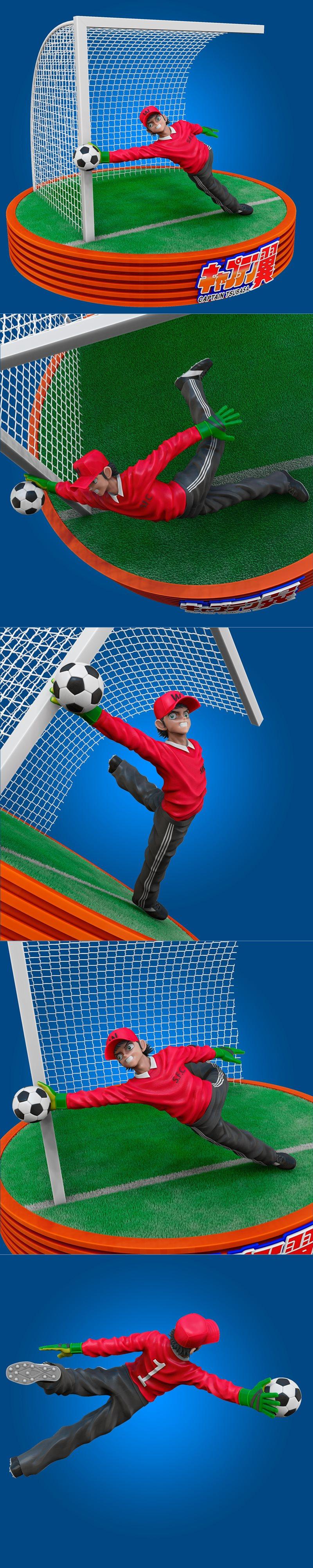 Captain Tsubasa – Benji – 3D Print Model STL
