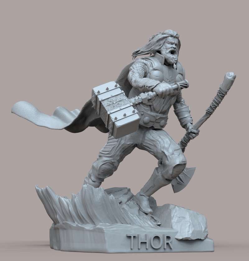 雷神 3D打印模型|Thor – 3D Print Model