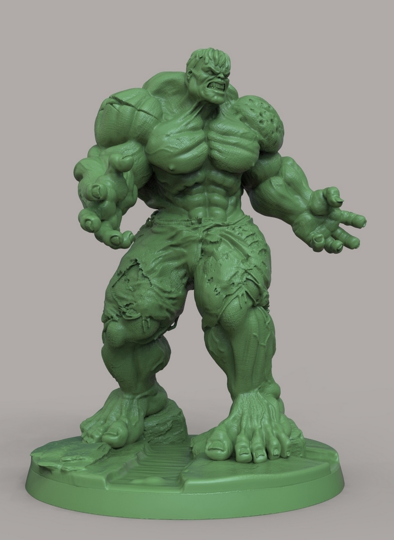 Hulk 3D打印模型|Hulk – 3D Print Model