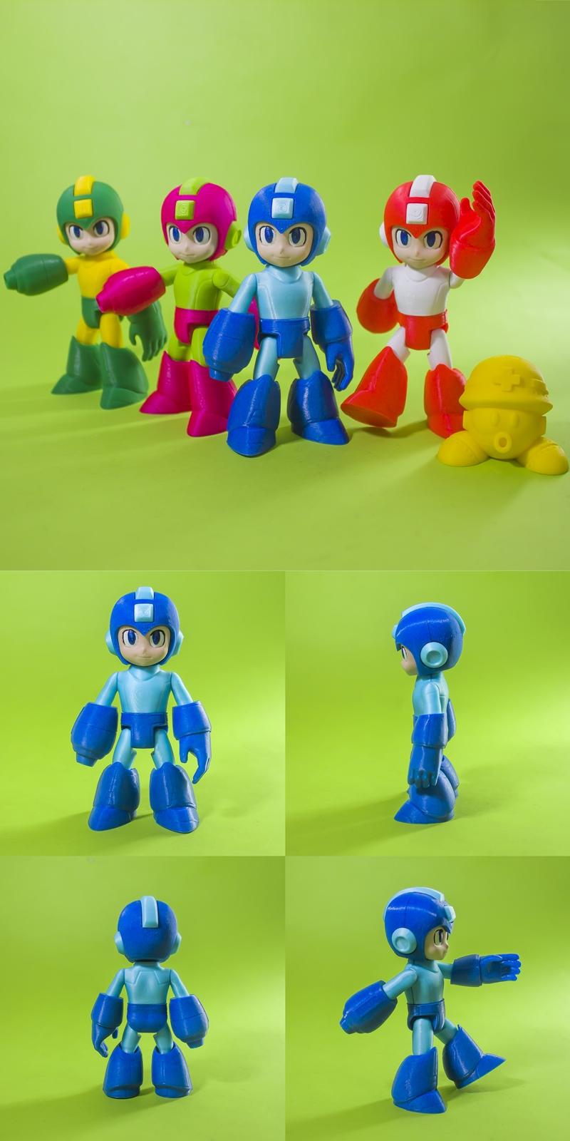 洛克人 3D打印模型|Megaman – 3D Print Model STL