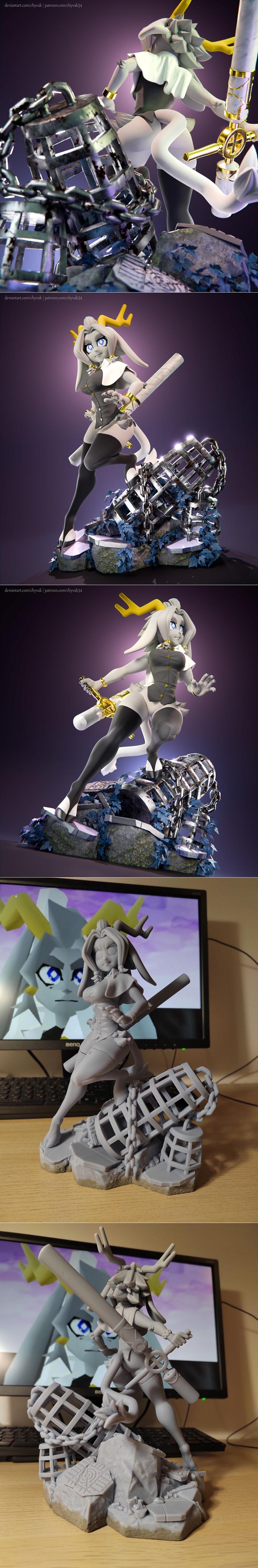 Chyvak - Sybil 3D打印模型|Chyvak – Sybil – 3D Print Model STL
