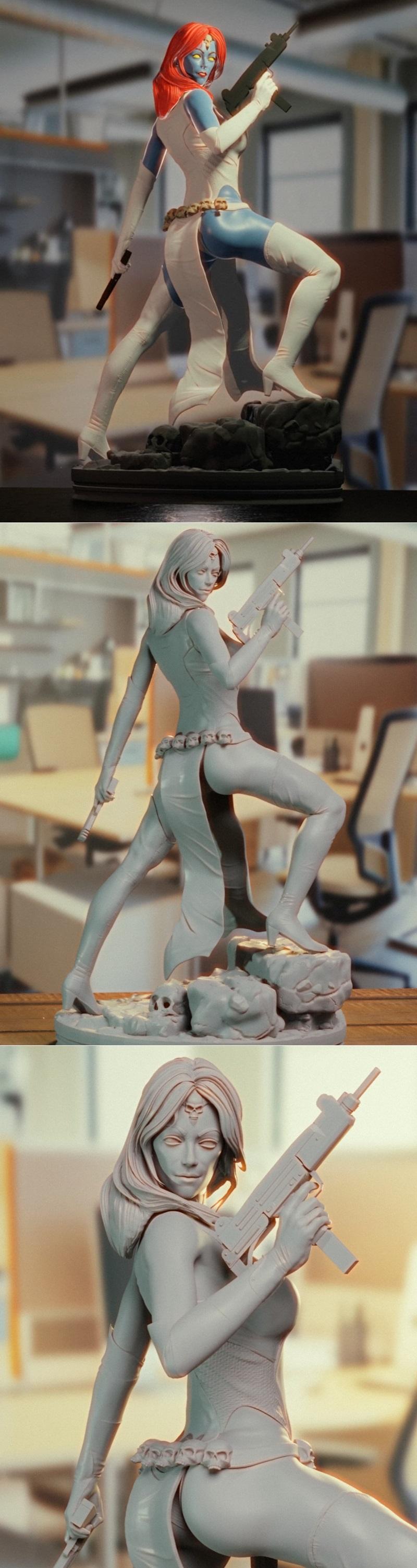 MCM3D - 神秘 - 3D打印模型|MCM3D – Mystique – 3D Print Model STL