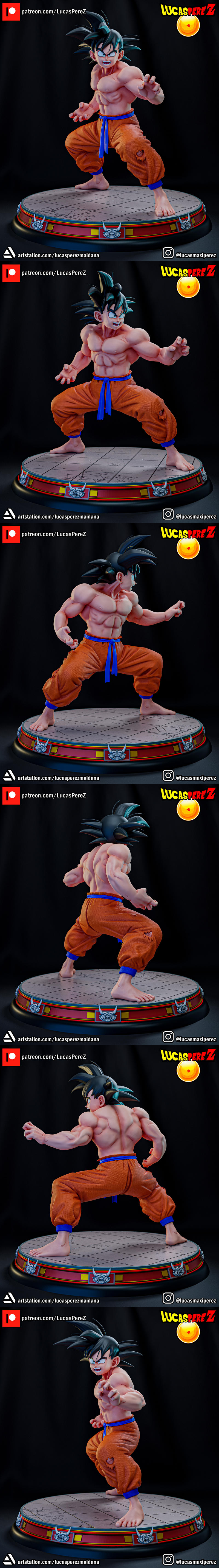 悟空 3D打印模型|Goku – 3D Print Model