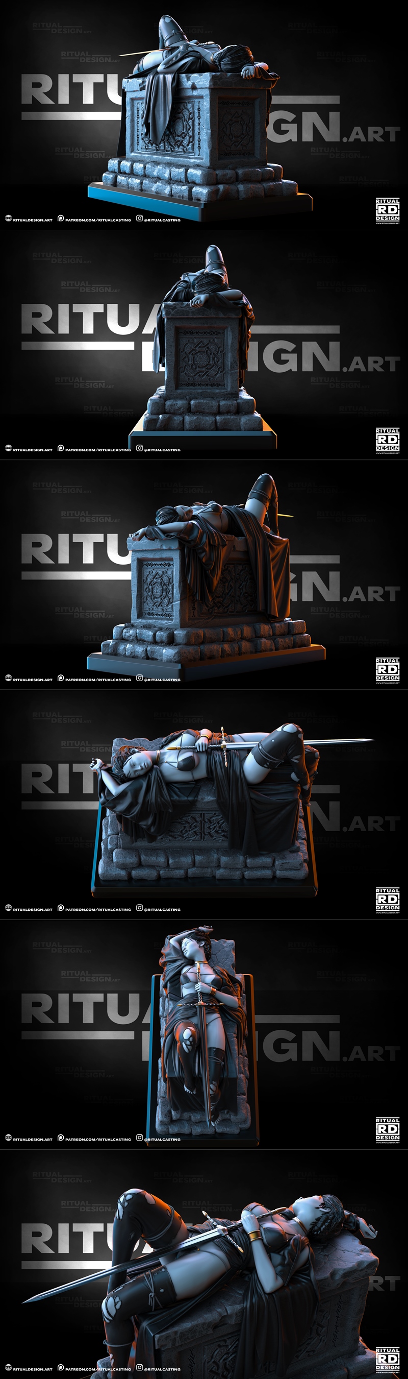 Ritual Casting Bekka 3D打印模型|Ritual Casting – Bekka – 3D Print Model STL