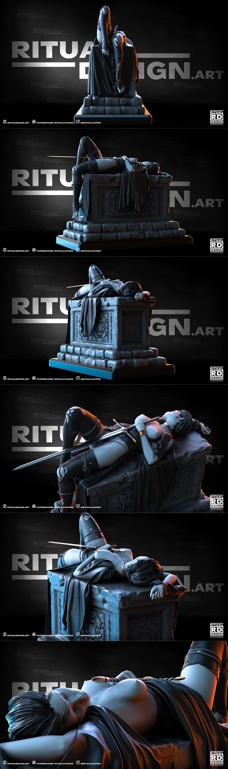 Ritual Casting Bekka 3D打印模型|Ritual Casting – Bekka – 3D Print Model STL