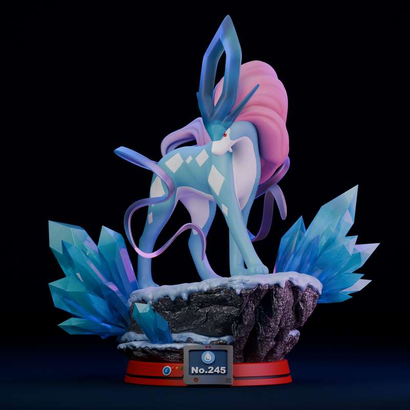 苏伊库尼 3D打印模型|Suicune – 3D Print Model