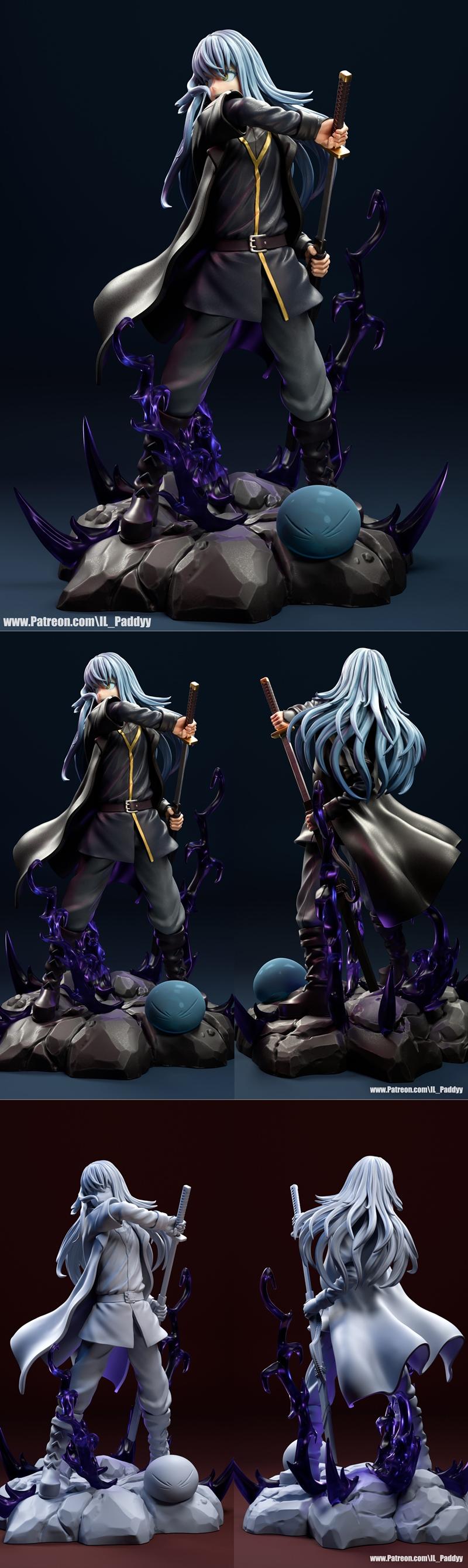 IL Paddyy – 剑风少年：里穆鲁·暴风雨 3D打印模型|IL Paddyy – Rimuru Tempest – 3D Print Model STL