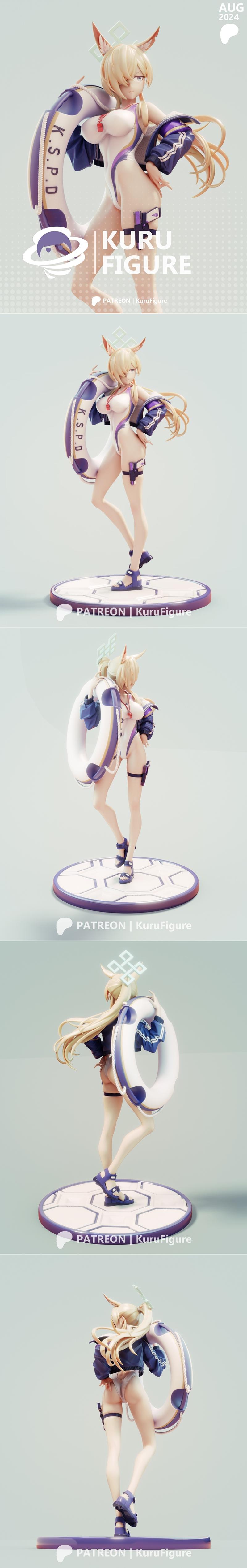 Kuru Figures – Kanna (Swimsuit) Blue Archive – 3D Print Model STL