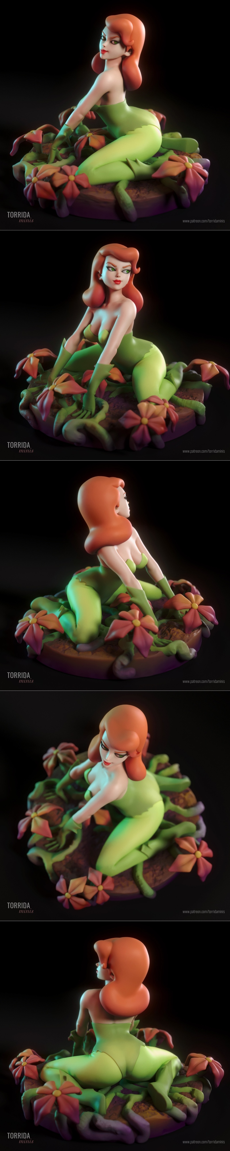 Torrida Minis – Poison Ivy – 3D Print Model STL