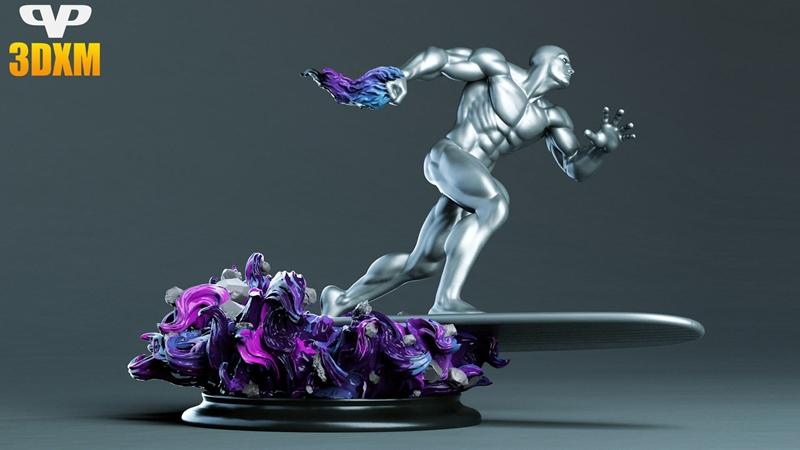 3DXM – Silver Surfer – 3D Print Model STL
