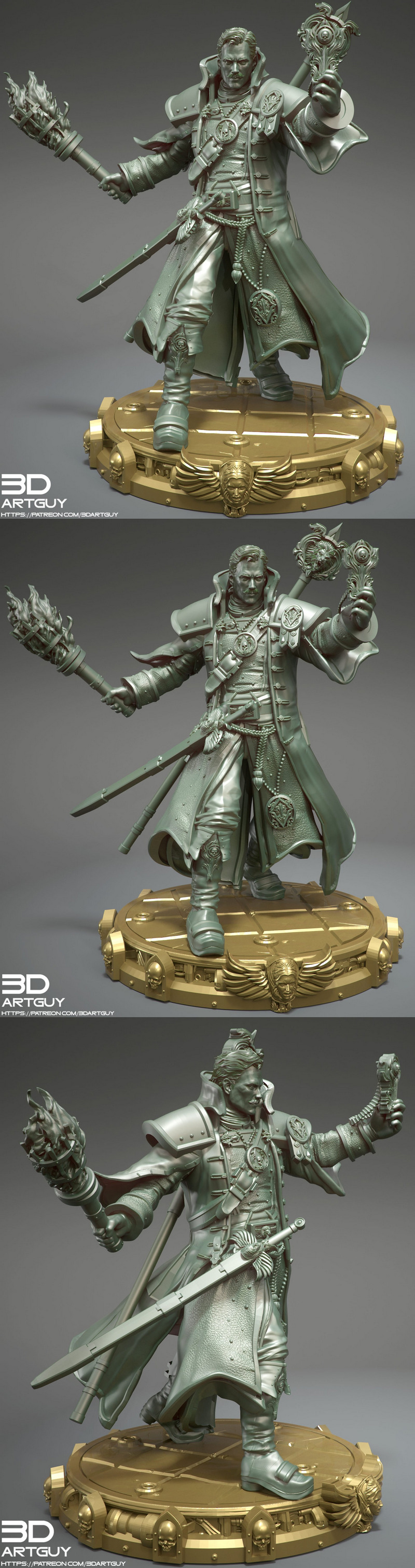 3D打印模型：赛博朋克2077 - 艾达·布蕾克|Investigator – 3D Print Model