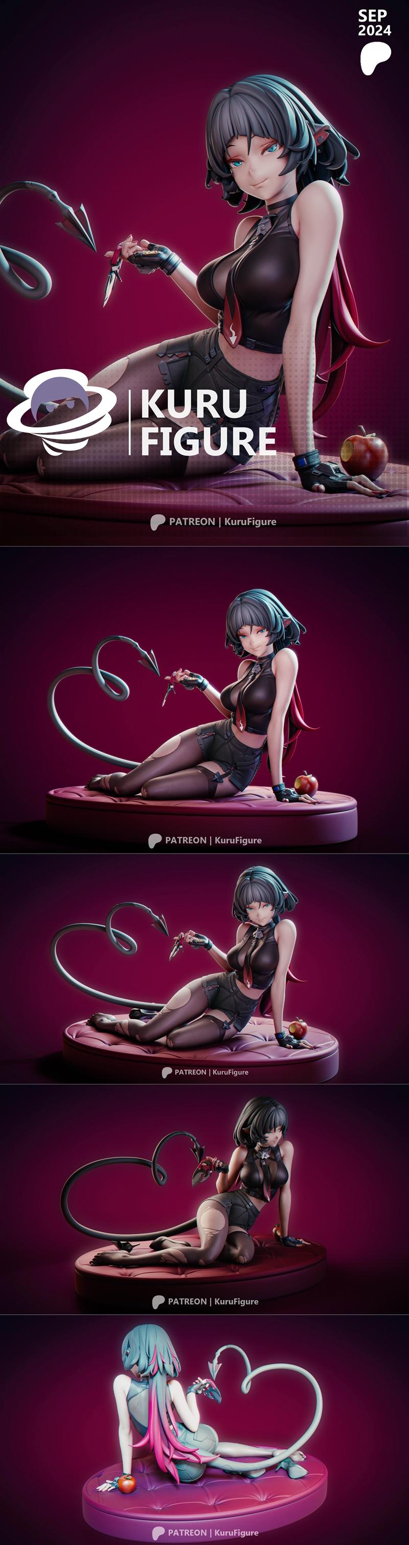 Kuru Figure – Jane Doe – 3D Print Model STL