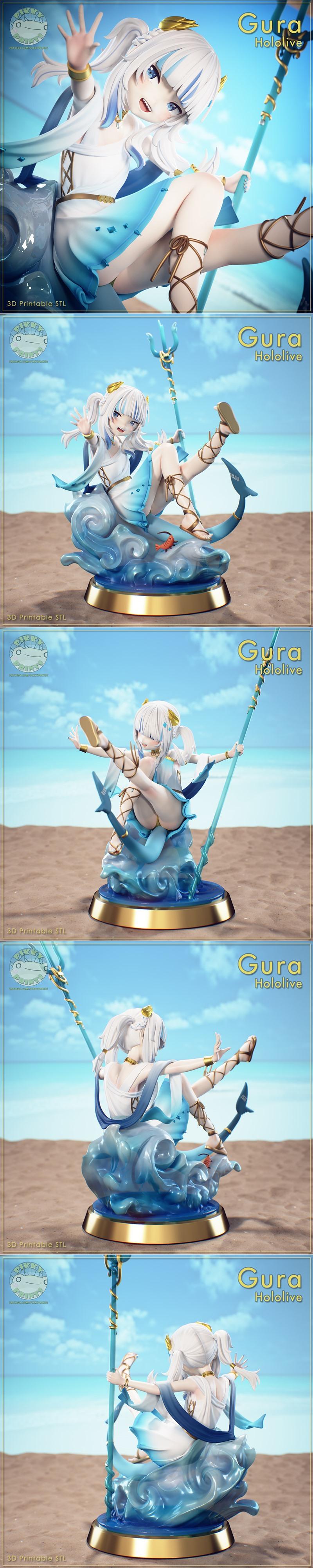 Pikky Prints – Gawr Gura – 3D Print Model STL