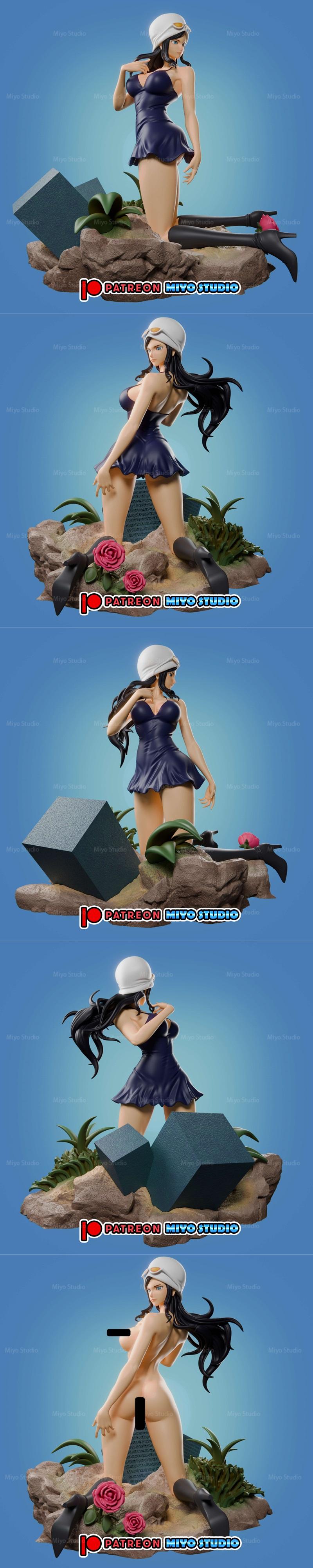 Miyo Studio - 狄奥·罗宾 - 3D打印模型|Miyo Studio – Nico Robin – 3D Print Model STL