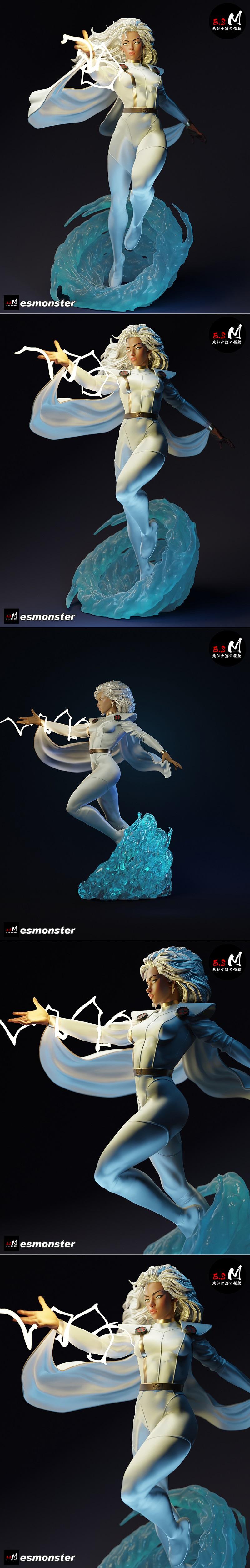 E.S.怪物 - 风暴 - 3D打印模型|E.S Monster – Storm – 3D Print Model STL