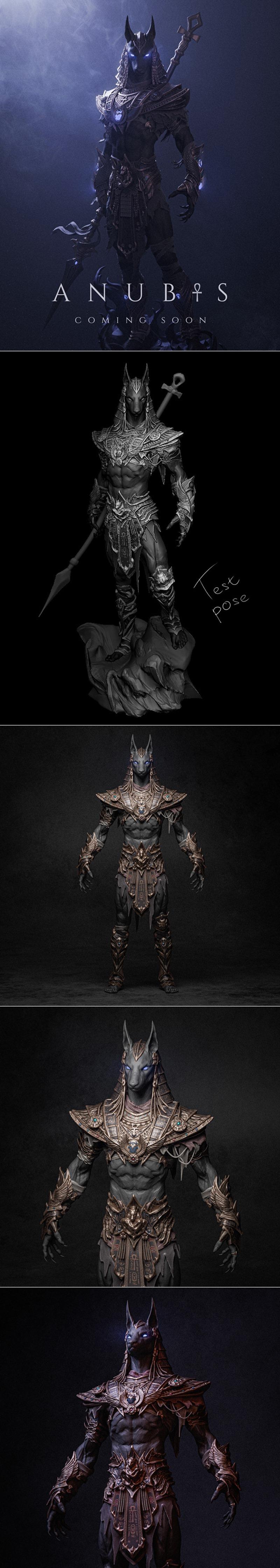 Ca 3D工作室 - 安布里斯 - 3D打印模型|Ca 3d Studios – Anubis – 3D Print Model STL