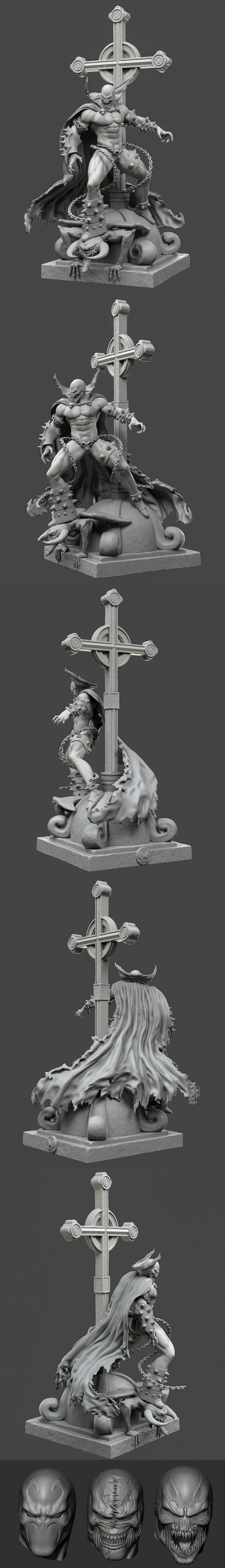 3D打印模型：火影忍者-漩涡鸣人|Spawn Figure – 3D Print Model