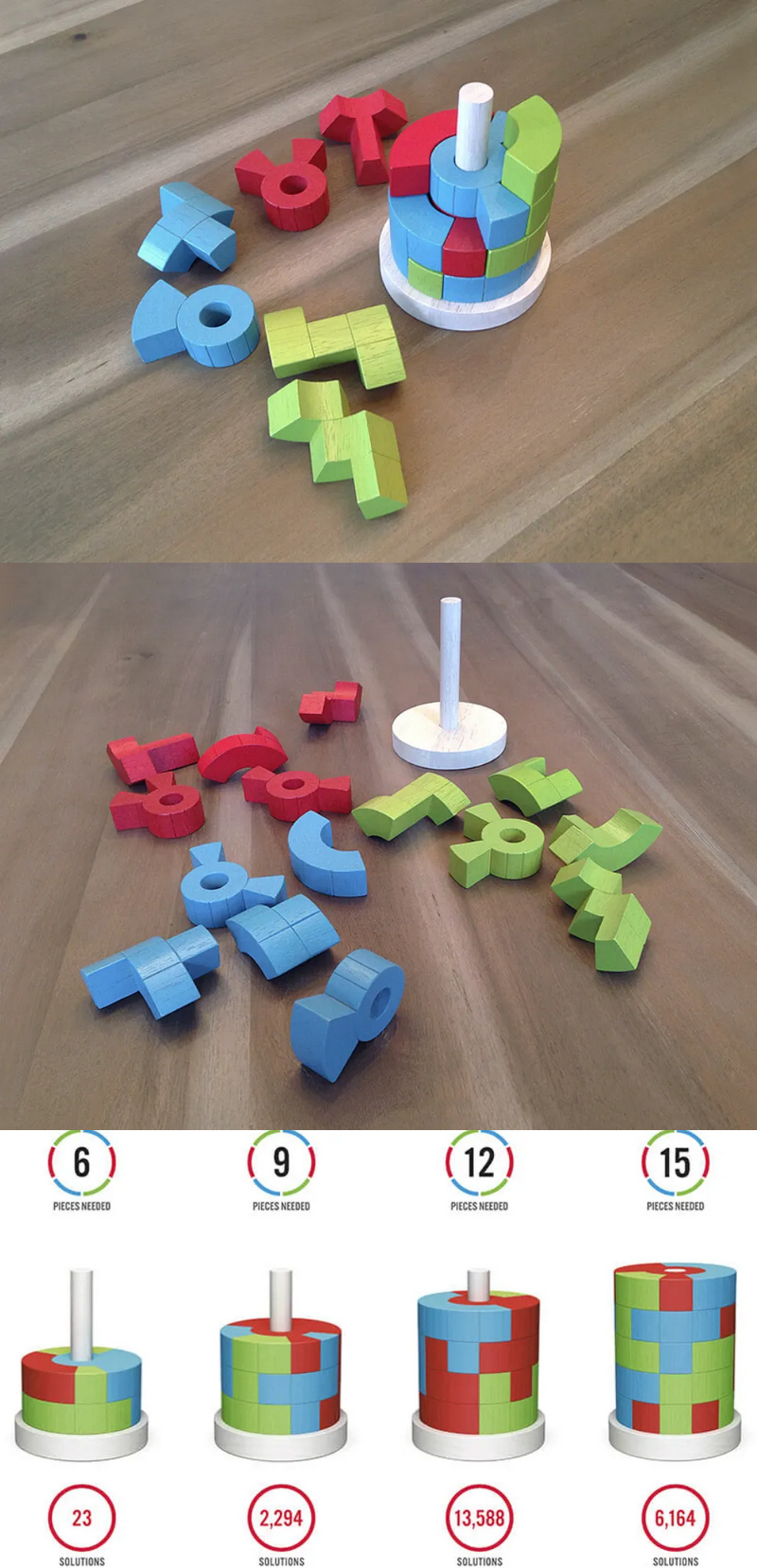 拼图塔 3D打印模型|Puzzle Tower – 3D Print Model