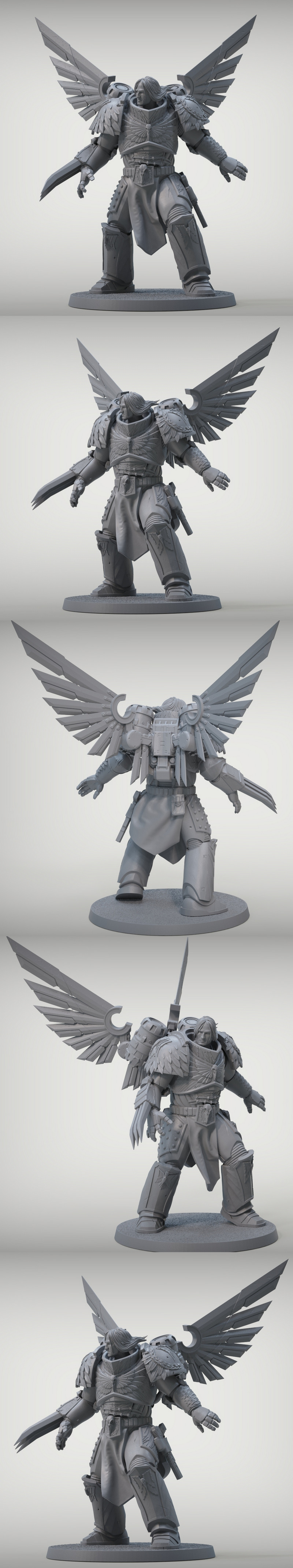 Horde Miniatures 3D打印模型：暗鸦角色迷你雕像|Horde Miniatures – Raven – 3D Print Model