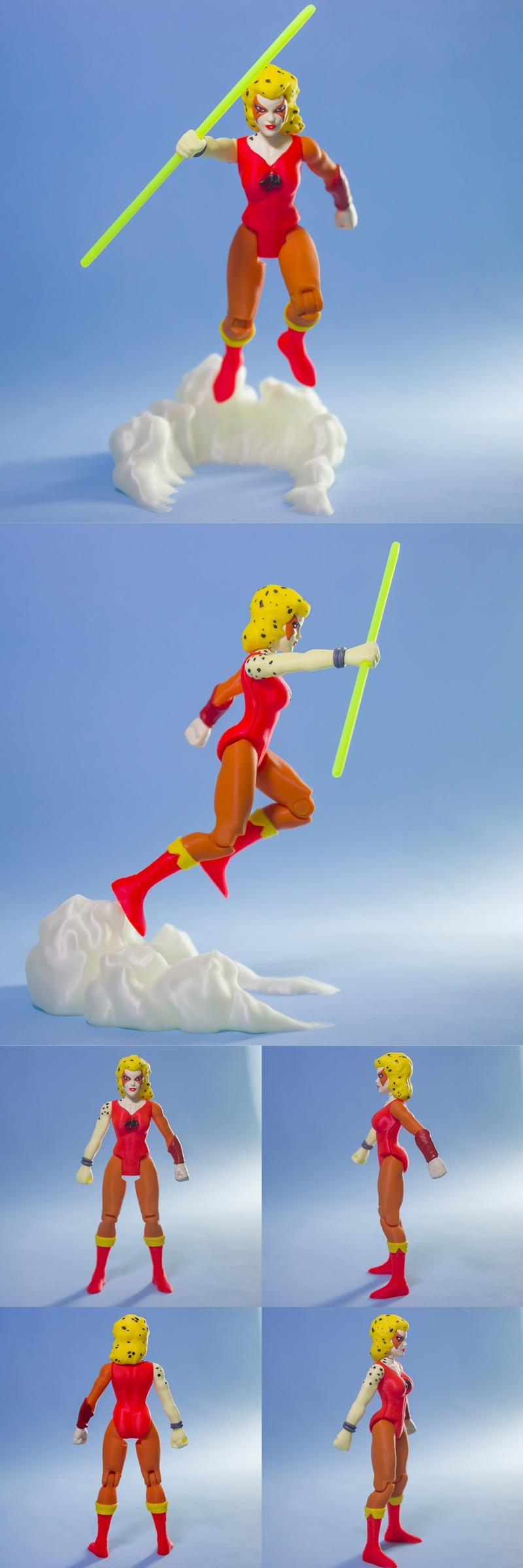 Cheetara 3D打印模型|Cheetara Assembly – 3D Print Model STL