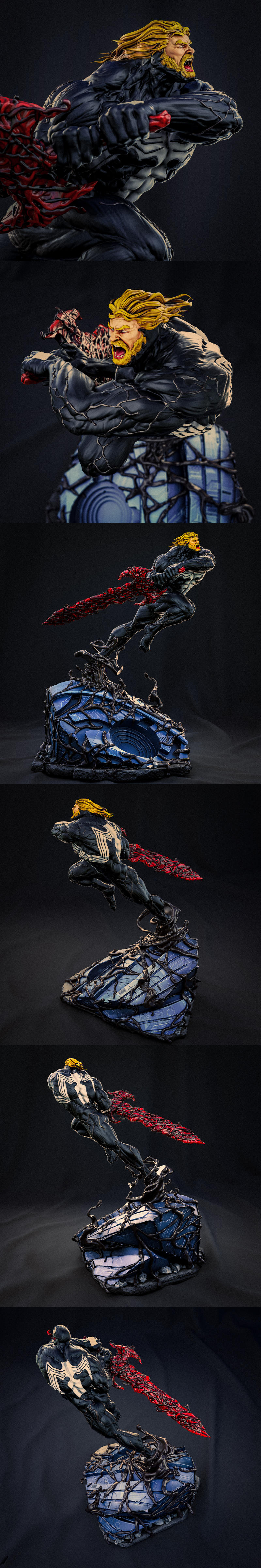 Venom - 光之神 - 3D打印模型|Venom – God of Light – 3D Print Model