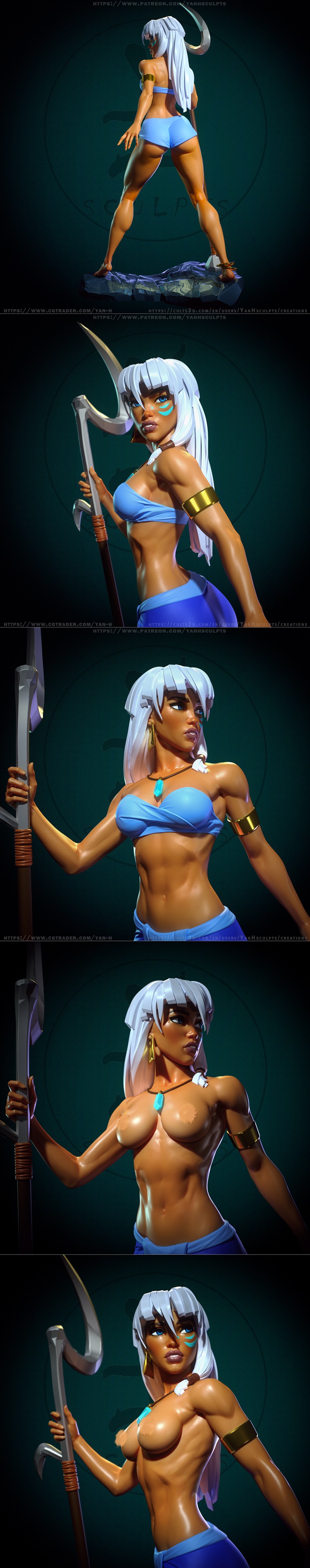 Yan-H工作室 3D打印模型 《Kida》角色模型|Yan-H – Kida – 3D Print Model STL