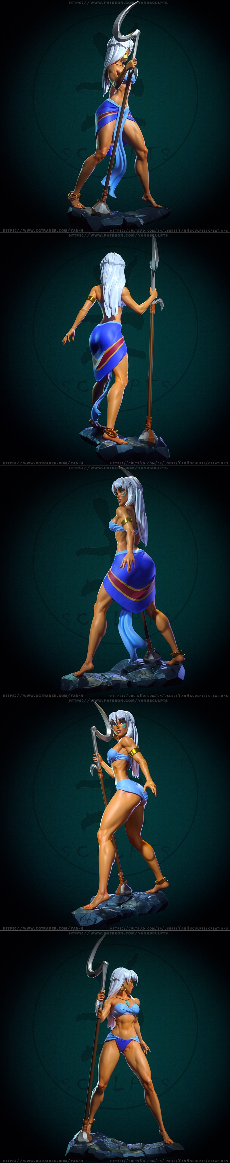 Yan-H工作室 3D打印模型 《Kida》角色模型|Yan-H – Kida – 3D Print Model STL