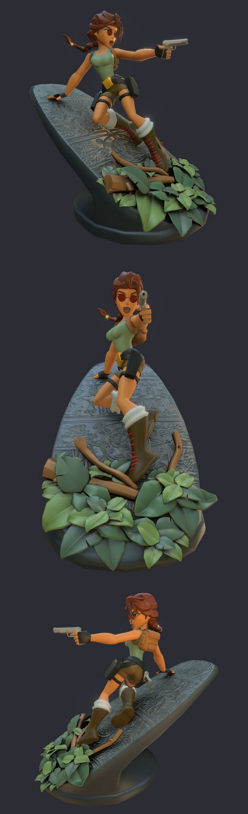 劳拉·克罗夫特—— tomb raider —— 3D打印模型|Lara Croft – Tomb Raider – 3D Print Model