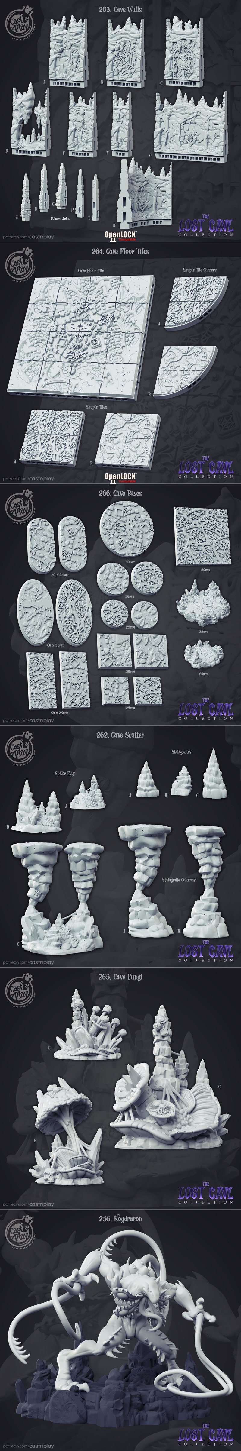 Cast N Play – The Lost Cave – 3D打印模型|Cast N Play – The Lost Cave – 3D Print Model STL