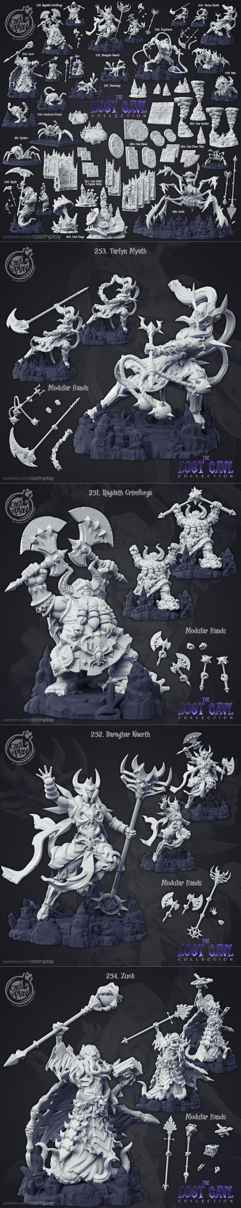 Cast N Play – The Lost Cave – 3D打印模型|Cast N Play – The Lost Cave – 3D Print Model STL