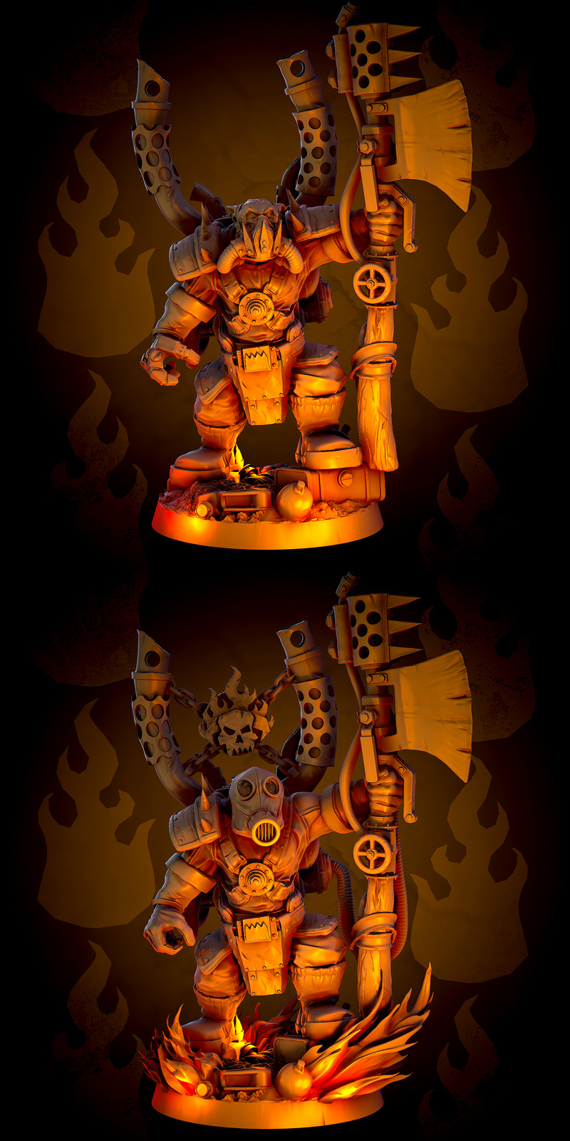 火Boss——3D打印模型|Fire Boss – 3D Print Model