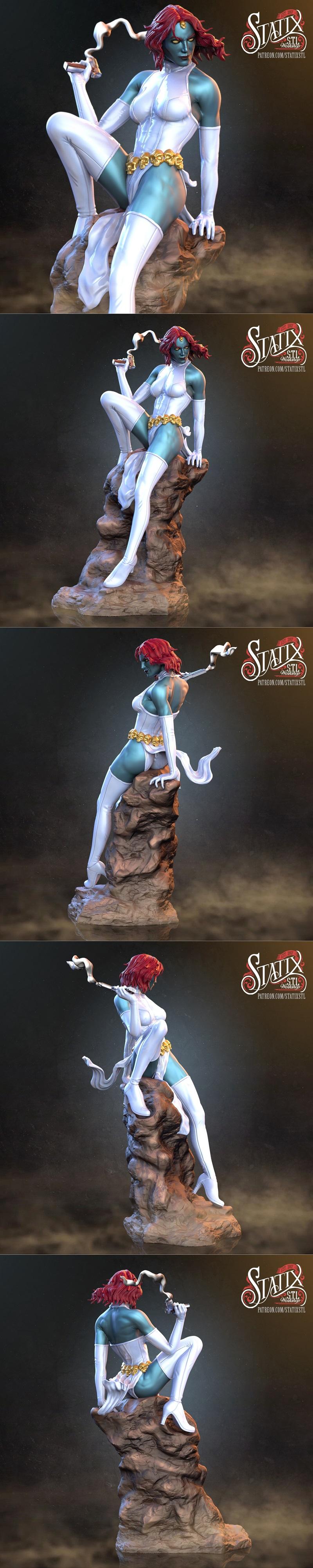 Statix与Mystique 3D打印模型|Statix – Mystique – 3D Print Model STL
