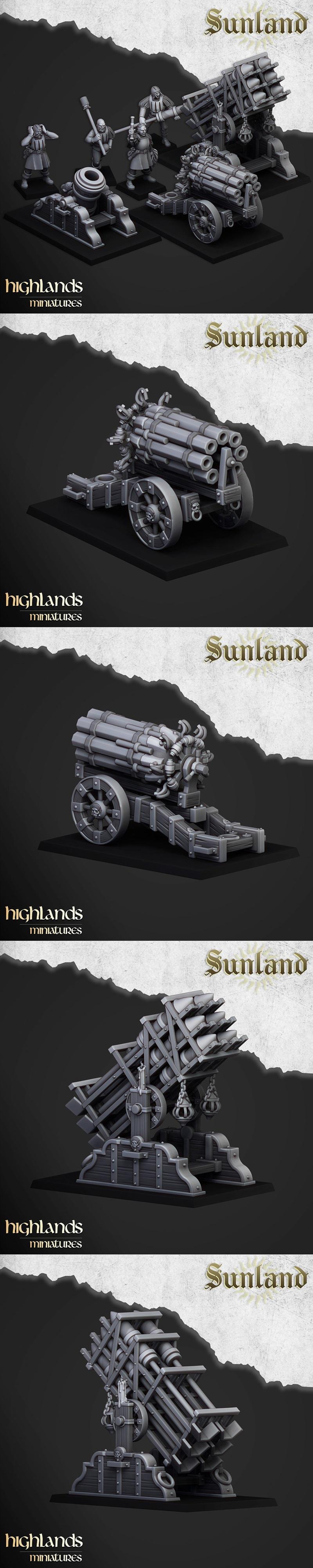 Sunland Artillery - 3D打印模型|Sunland Artillery – 3D Print Model STL