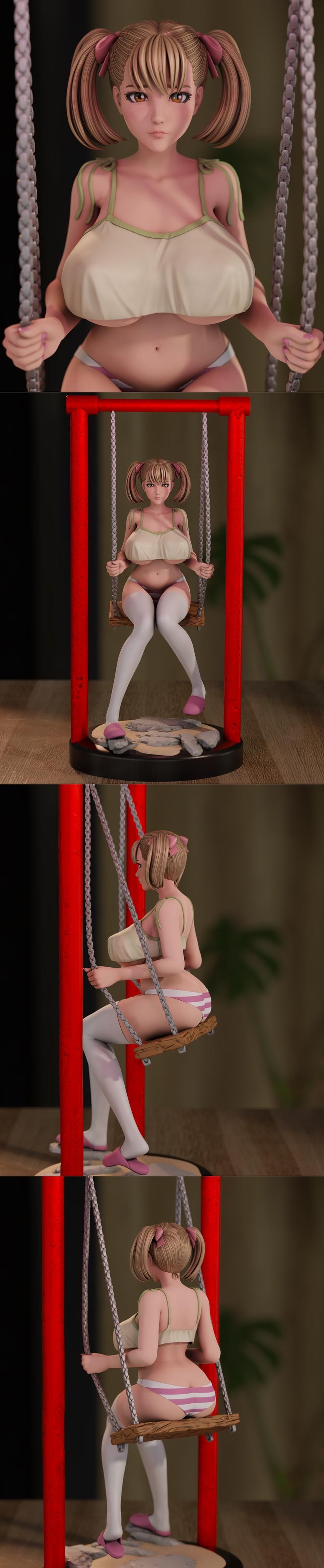 Momoji Rumi Haha Musume Donburi 3D打印模型|Momoji – Rumi – Haha Musume Donburi – 3D Print Model STL