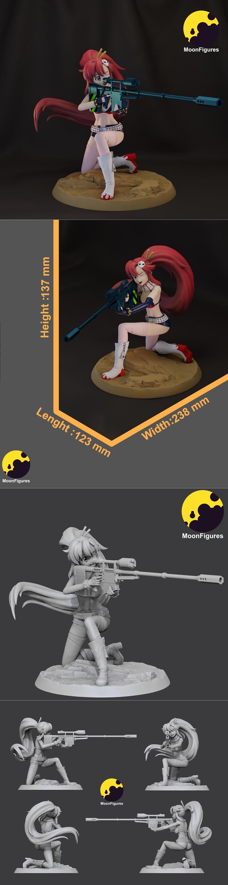 月之形态 - 玉绪莉特纳 - 3D打印模型|MoonFigures – Yoko Littner – 3D Print Model STL