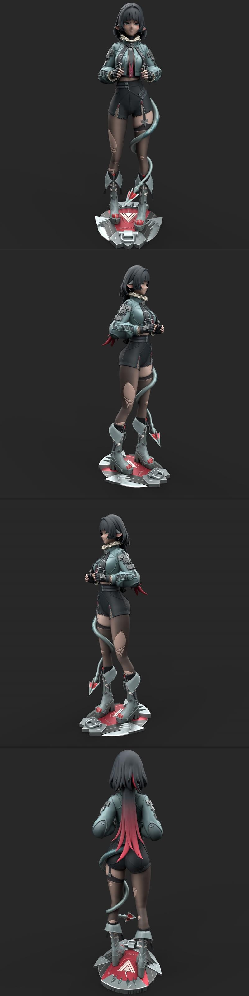 Jane Doe – Zenless Zone Zero – 3D Print Model STL