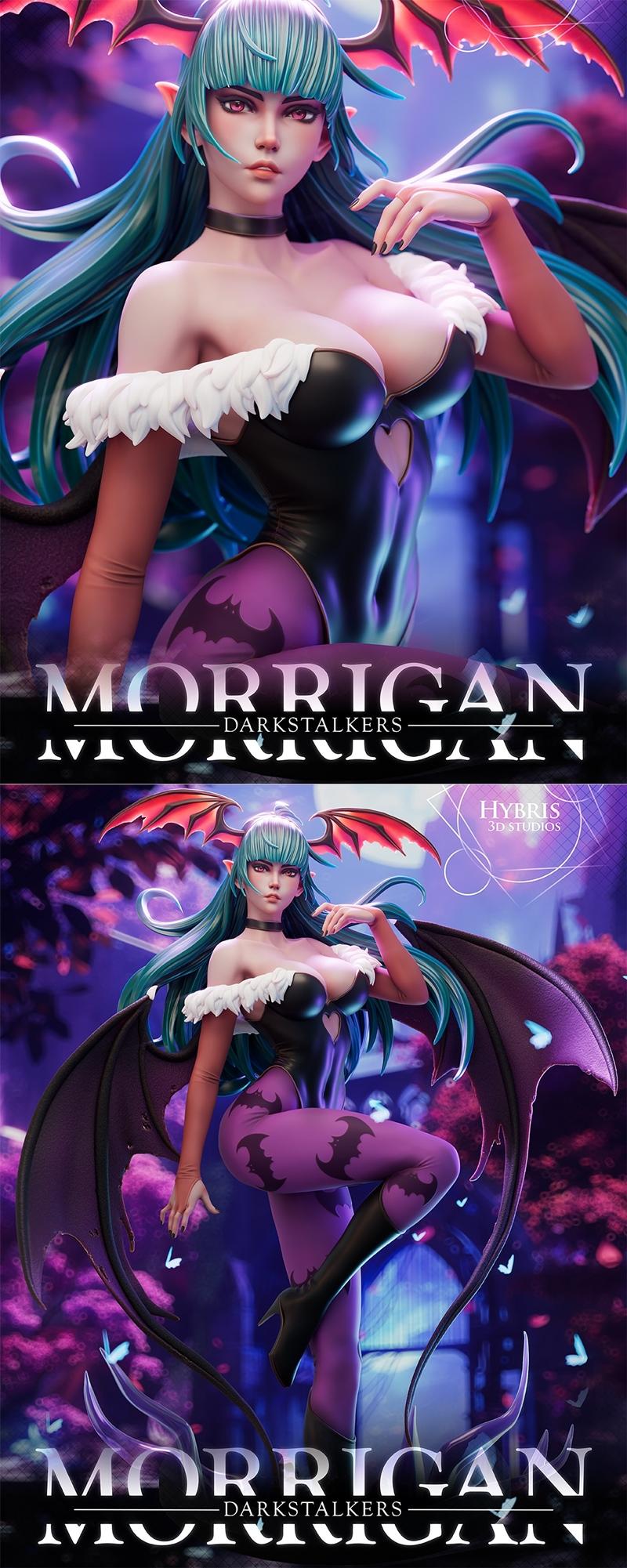 Hybris Studios旗下《暗黑破坏神》莫里甘3D打印模型|Hybris Studios – Morrigan – Darkstalkers – 3D Print Model STL