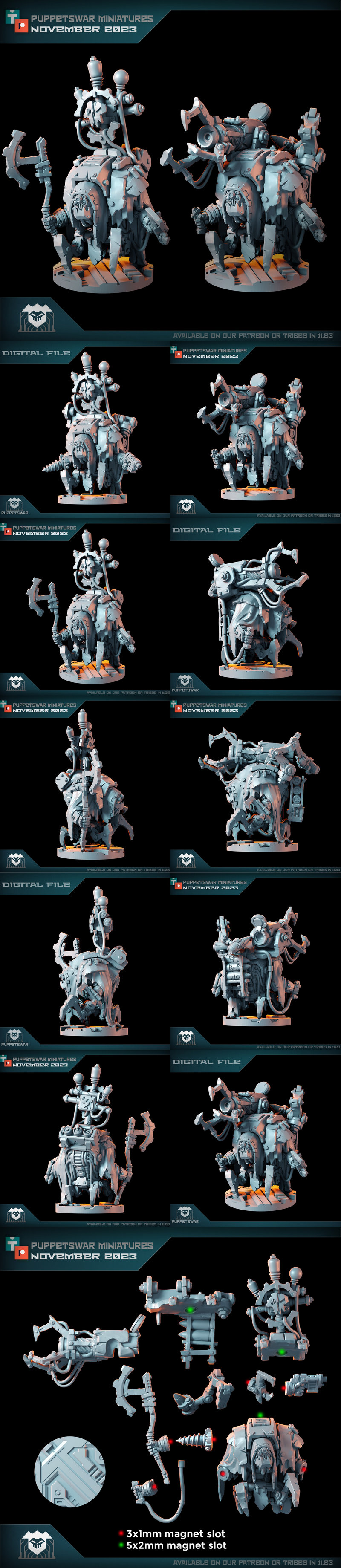 有机斯高工坊-3D打印模型-奥利维亚|Orcanicus High Engineer – 3D Print Model