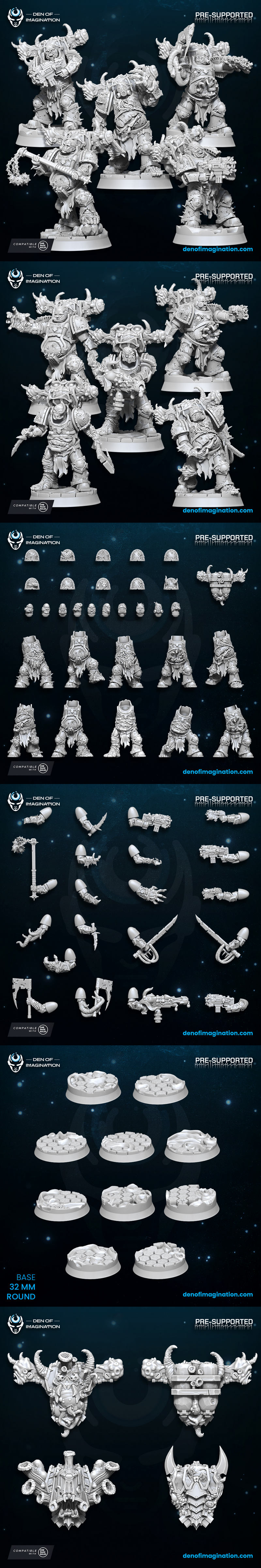 混沌之 plague sons 3D打印模型|Chaos – Plague Sons – 3D Print Model