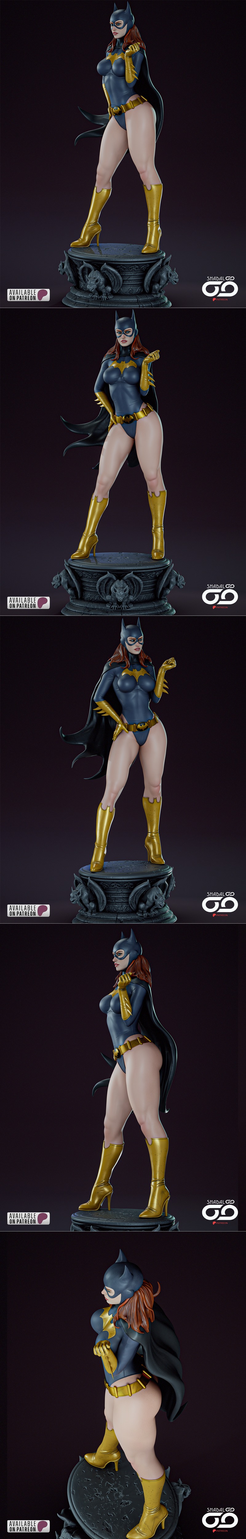 Shadaloo Studios – Batgirl – 3D Print Model STL